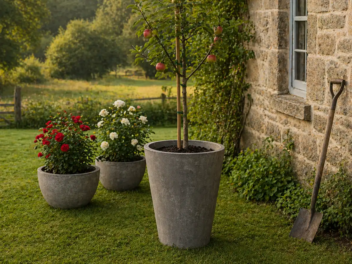 Tapered Concrete Pots for Entrances concrete plant pots in Gauteng